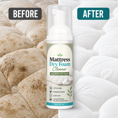No-Rinse Mattress &Upholstery Foam Cleaner -Enzyme-Powered DeepCleaning Formulat