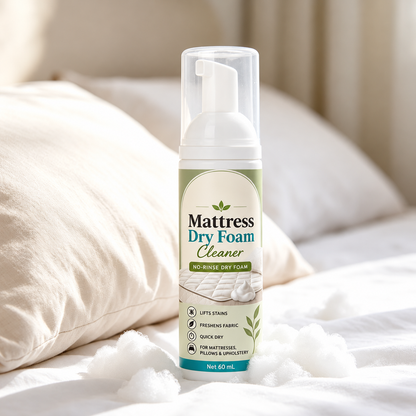 No-Rinse Mattress &Upholstery Foam Cleaner -Enzyme-Powered DeepCleaning Formulat