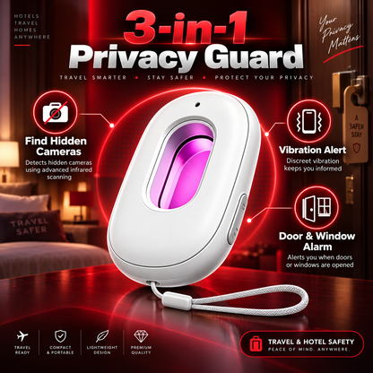 2026 Hidden Camera Detector | 3-in-1 Infrared Privacy Security Scanner