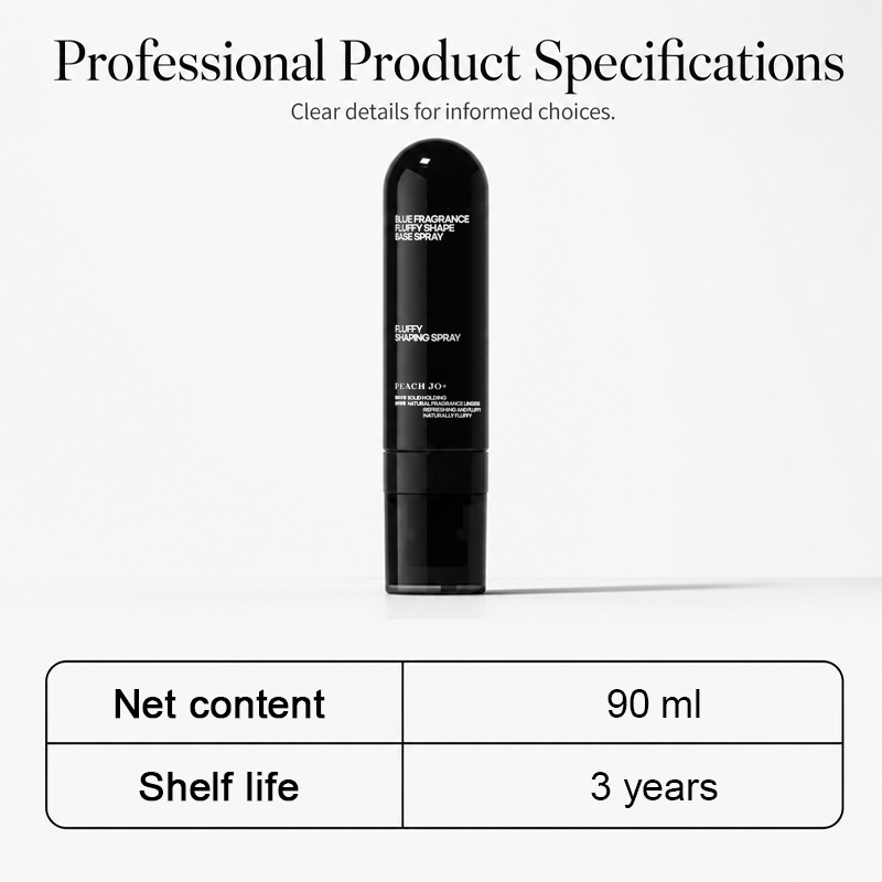 90 ml Fluffy Hair ShapingSpray Long LastingVolumizing Mist with PeachFragrance