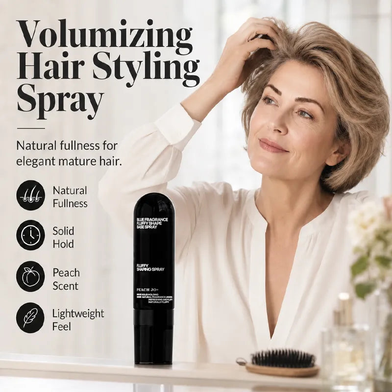 90 ml Fluffy Hair ShapingSpray Long LastingVolumizing Mist with PeachFragrance