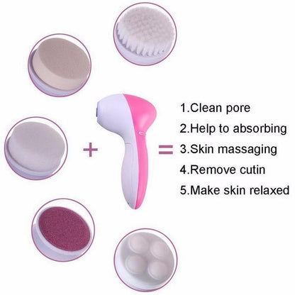 5 in 1 Electric Facial Cleansing